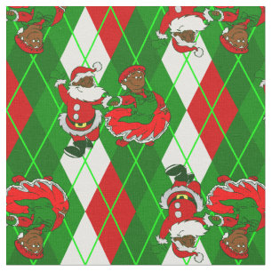 Schristmas Black Tomfru plaid Tyg