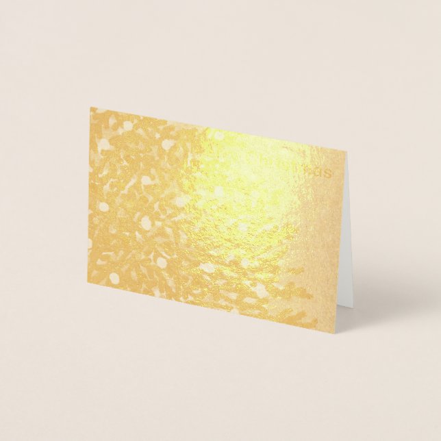 Schristmas-kort i folie med träd folierat kort (Framsida)