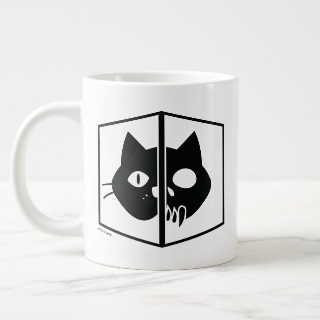 Schröder Cat Graphic Jumbo Mugg (Vänster)