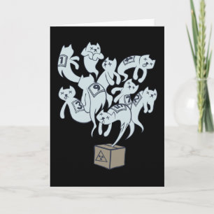 Schrödinger Cat 9 Lives Kort