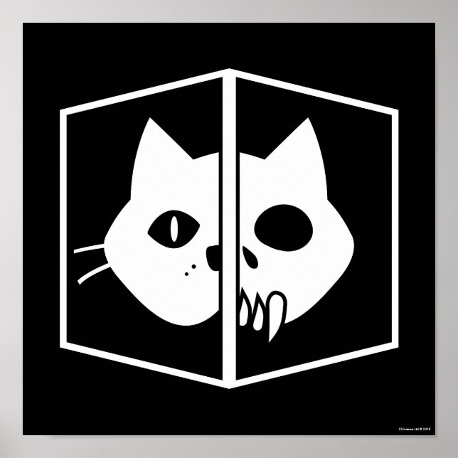 Schrödinger Cat Graphic Poster (Framsidan)