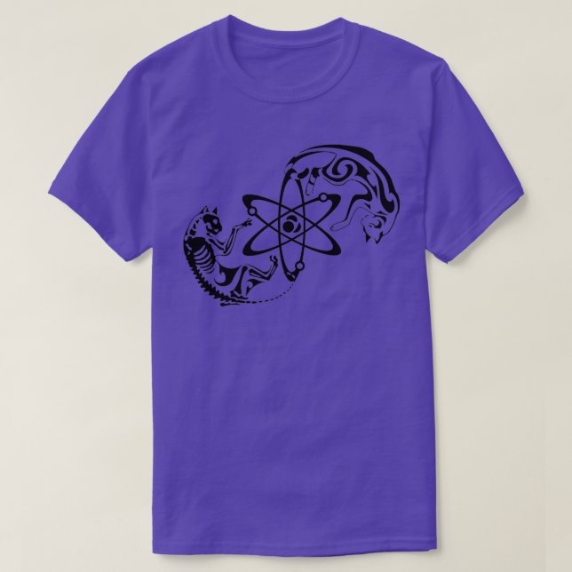 Schrodinger cat t shirt (Design framsida)