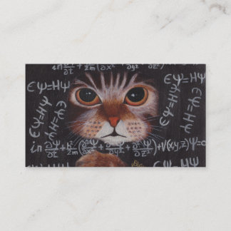 SCHRÖDINGER CAT VISITKORT