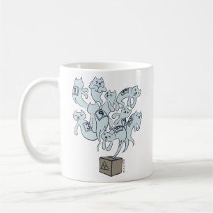 Schrödinger katt 9 liv kaffemugg