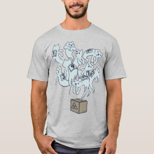 Schrödinger katt 9 liv t shirt