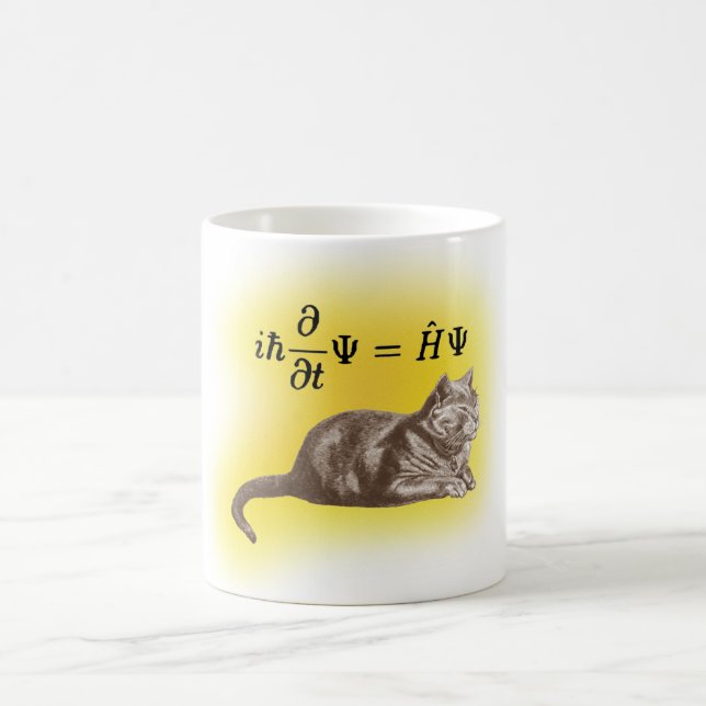 Schrodinger katt kaffemugg (Center)