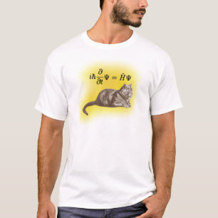 Schrodinger katt tee shirt