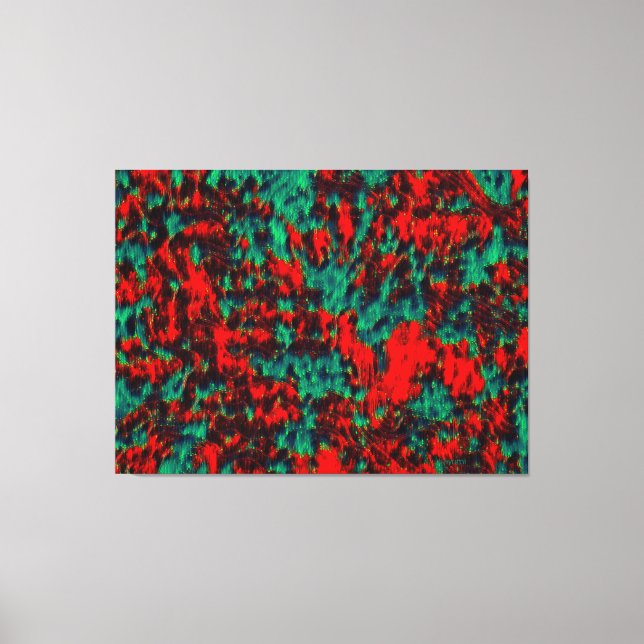 Schrodingers Abstrakt Oil Canvastryck (Framsida)