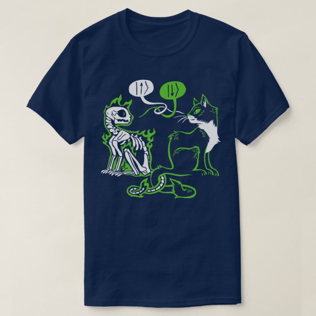 Schrodingers cat (2) t shirt (Design framsida)