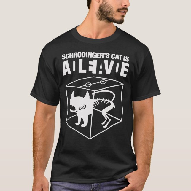Schrodingers Cat is Dead Alive Classic T-Shirt (Framsida)