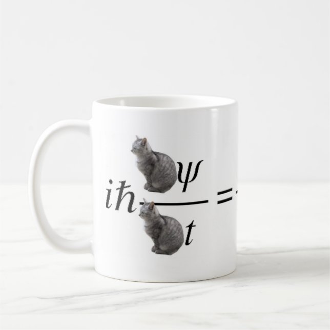 Schrodinger's cat kaffemugg (Vänster)