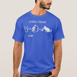 Schrodingers cat lever död String Teory T Shirt
