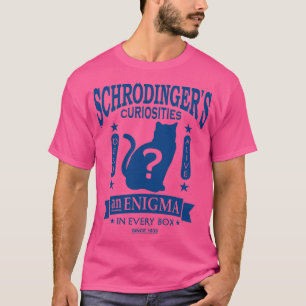 Schrodingers Cat Quantum Mechanics Paradox Geek  T Shirt
