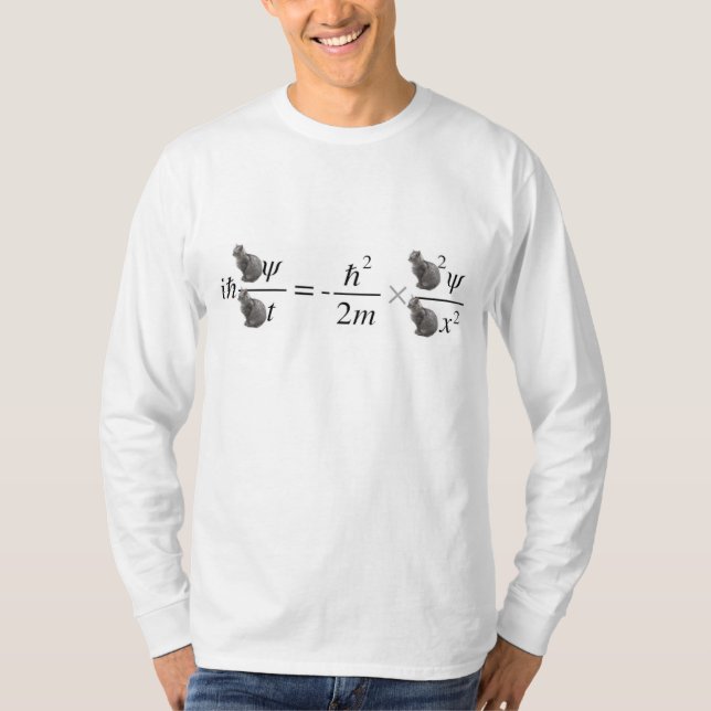 Schrodinger's cat t shirt (Framsida)