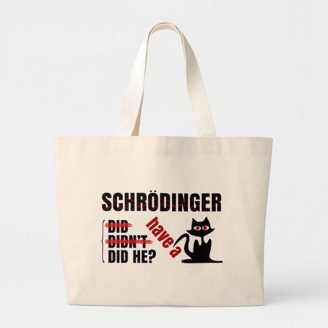 Schrodingers Dillema Jumbo Tygkasse (Framsidan)