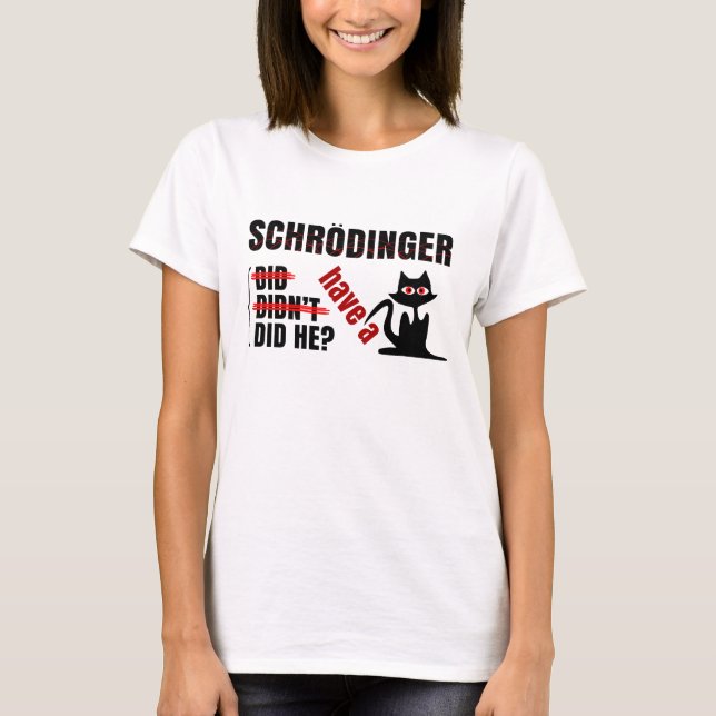Schrodingers dillema tee shirt (Framsida)