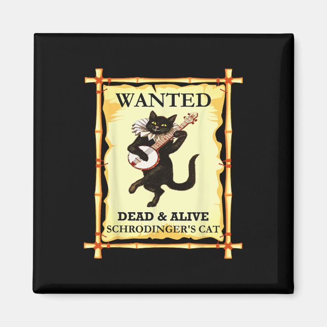 Schrodingers fysikkkkatt quantum Physicist Magnet (Framsidan)