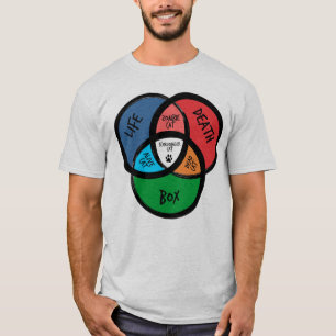Schrodingers gåva för smäll för katt rolig sto t shirt
