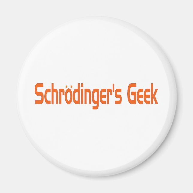 Schrodingers gurka magnet (Framsidan)