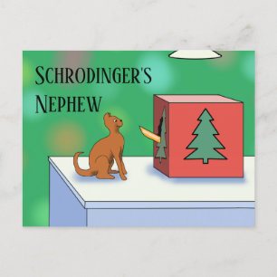 Schrodingers julkort och julkort för Nephew Vykort