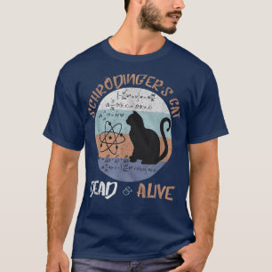 Schrodingers katt är levande död, Paradox Science T Shirt