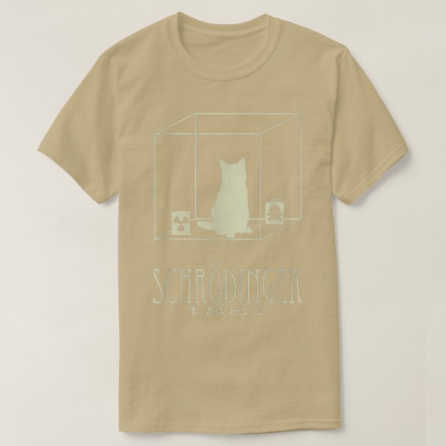 Schrodingers katt är levande död, Paradox Science  T Shirt (Design framsida)