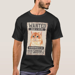 Schrödingers katt efterlyst död & levande katt F T Shirt