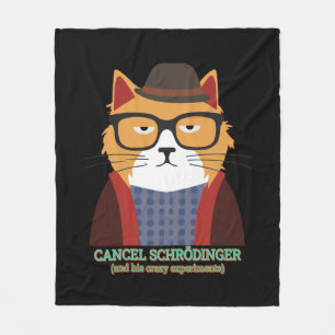 Schrodingers katt fleecefilt