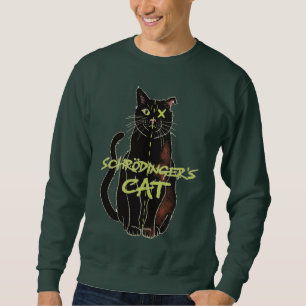 Schrodingers katt Funny Physics Lång Ärmad Tröja