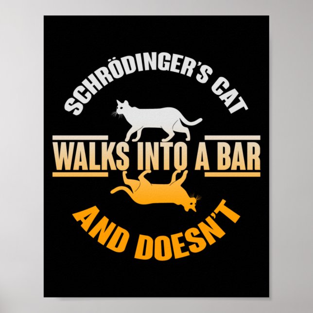 Schrödingers katt går in i en bar och gör det inte poster (Framsidan)