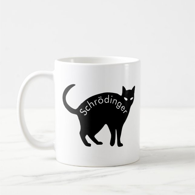 Schrödingers katt kaffemugg (Vänster)