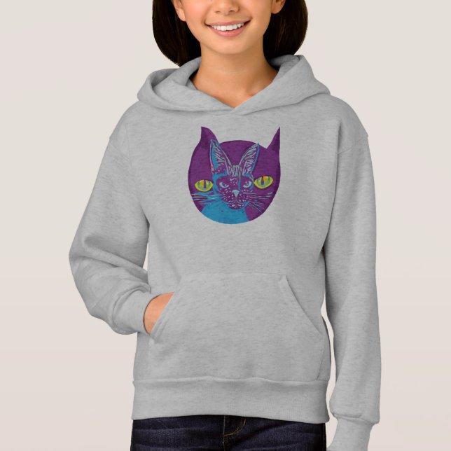 Schrodingers katt, konstnärlig t shirt (Framsida)