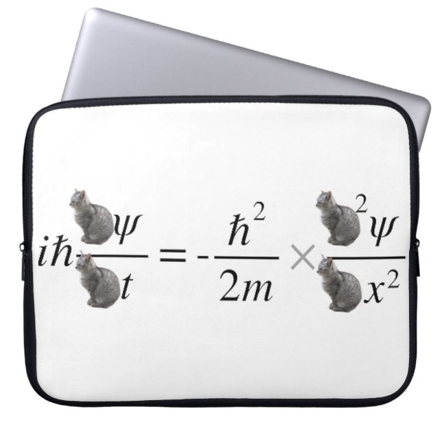 Schrodingers katt laptop fodral (Framsidan)