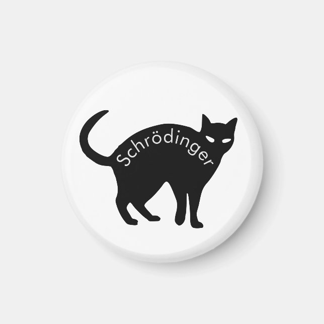 Schrödingers katt magnet (Framsidan)
