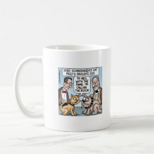 Schrödingers katt möter Pavlovs hund Kaffemugg