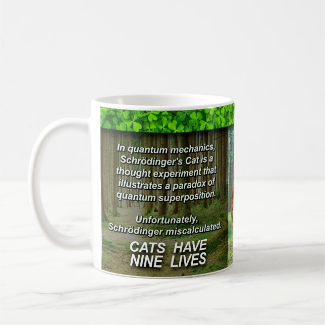 Schrodingers katt Mugg (Vänster)