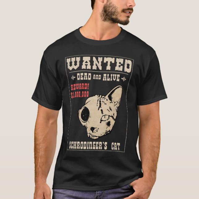 Schrodingers katt önskade II T-shirt (Framsida)