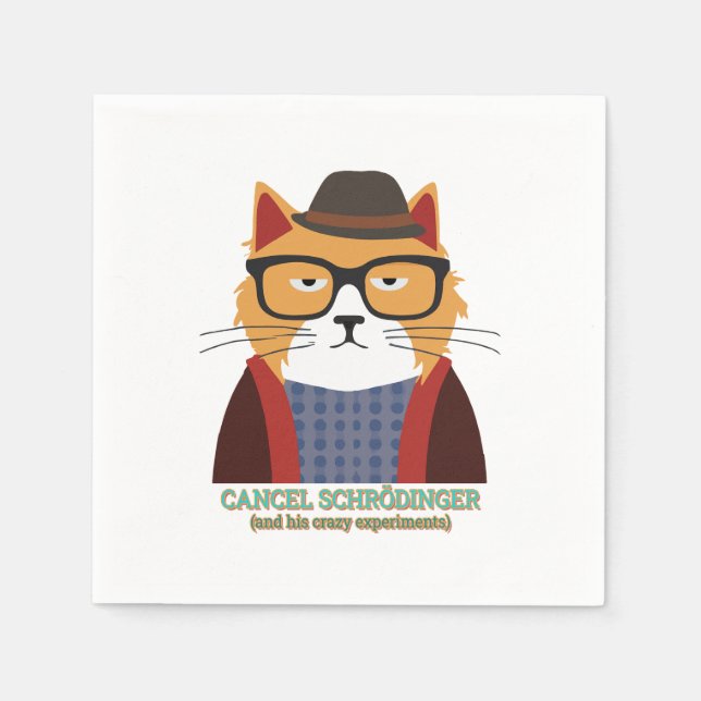 Schrodingers katt pappersservett (Framsidan)