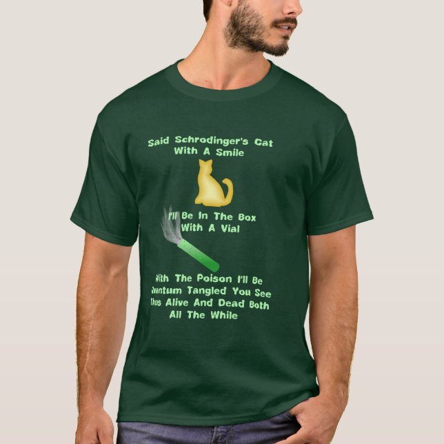 Schrodingers katt saga tee (Framsida)