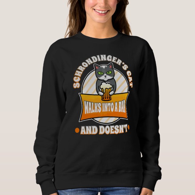 Schrodingers katt t shirt (Framsida)