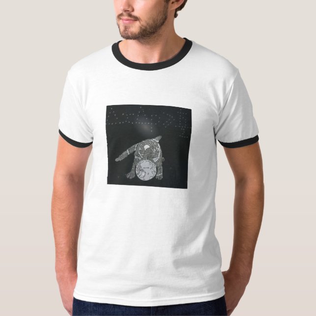 Schrodingers katt t-shirt (Framsida)