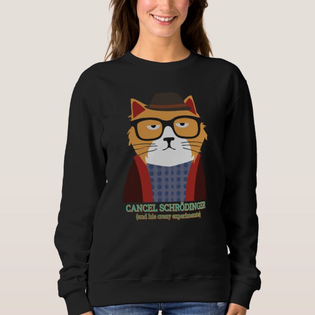 Schrodingers katt t shirt (Framsida)