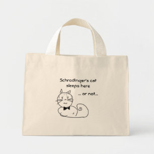 Schrodingers kattsömmar här... mini tygkasse