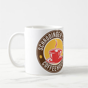 Schrodingers mugg för koppkafé