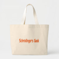 Schrodingers nördiga stora shoppingväska