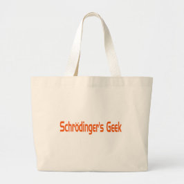 Schrodingers nördiga stora shoppingväska jumbo tygkasse