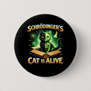 Schrödingers Nyfikna Katt Knapp