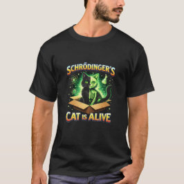 Schrödingers Nyfikna Katt T Shirt