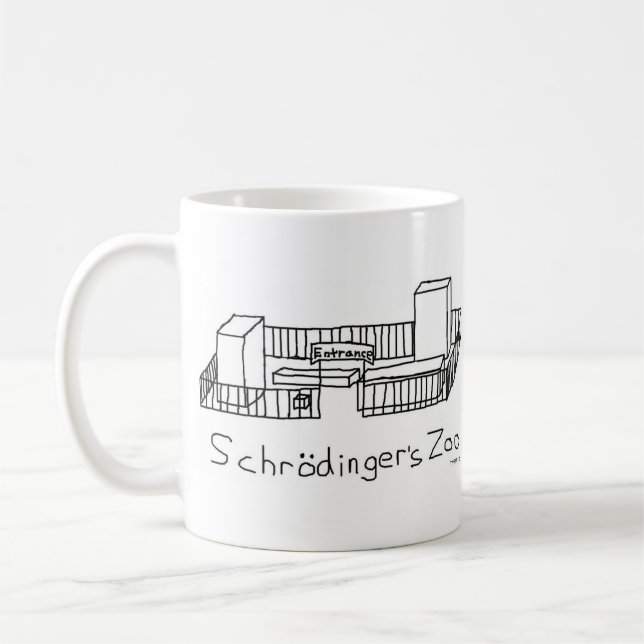 Schrodingers Zoo Kaffemugg (Vänster)
