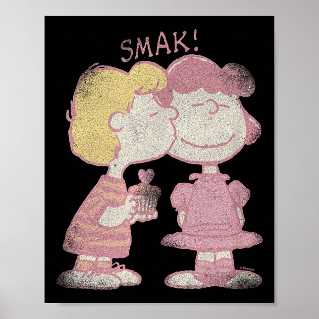 Schroeder &amp; Lucy Valentine's Day Kiss  Poster (Framsidan)